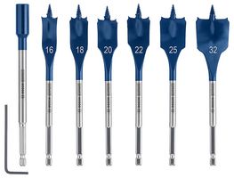 2608900334 - Expert Self Cut Speed Flat Wood Drill Bit Set, 7 Piece