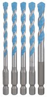 2608900586 - Expert Hex-9 Multi-Material Masonry, Wood, Metal & Plastic Drill Bit Set, 5 Piece