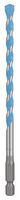 2608900580 - 7mm x 150mm Expert Hex-9 Multi-Material Masonry, Wood, Metal & Plastic Drill Bit