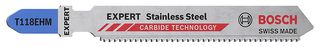 2608900562 - T 118 EHM Expert Stainless Steel Jigsaw Blades, 3 Pack