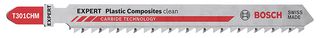 2608900566 - T 301 CHM Expert Plastic Composites Clean Cut Jigsaw Blades, 3 Pack