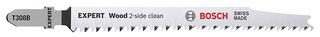 2608900551 - T 308 B Expert Wood 2-Side Clean Cut Jigsaw Blades, 5 Pack