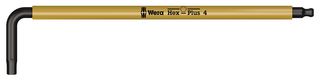 05022201001 - 4mm x 137mm Multi-Colour Ball End Hex Key