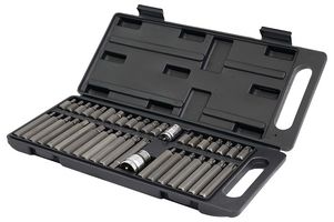 38670 - Torx, Spline & Hex Screwdriver Bit Set, 40 Piece