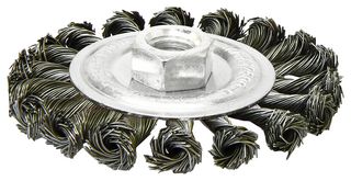 24367 - 4" (100mm) Twist Knot Wire Wheel for Angle Grinders