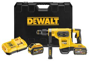 DCH481X2-GB - 40mm 54V XR FlexVolt 2x 9Ah Li-Ion Cordless SDS-Max Hammer Drill Kit