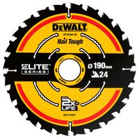 DT10304-QZ - 190mm x 24T x 30mm Elite Series Circular Saw Blade