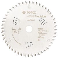 2608642384 - 165mm x 48T x 20mm Top Precision Best for Wood Circular Saw Blade