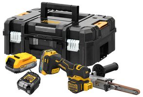 DCM200E2T-GB - 18V XR 2x 1.7Ah Powerstack Batteries Li-Ion Cordless Band File Kit