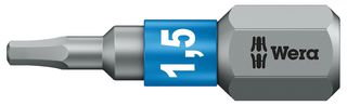 05056680001 - 1.5mm x 25mm Hex Screwdriver Bit