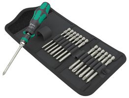 05051061001 - Kraftform Kompakt Ratchet Screwdriver & Bit Set, 15 Piece