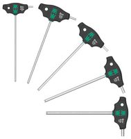 05136070001 - T-Handle Hex Key Screwdriver Set, 5 Piece - 454/5 HF