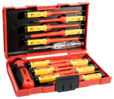 28734 - VDE Insulated Interchangeable Blade Screwdriver Set, 13 Piece