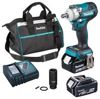 DTW300TX2 - 18V LXT 2x 5Ah Li-Ion 1/2" 330Nm Cordless Impact Wrench Kit