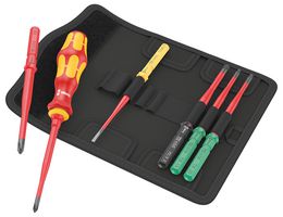 05006603001 - Kraftform Kompakt VDE Insulated Interchangeable Screwdriver Set, 7 Piece