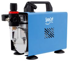 SP2100 - 0-58PSI Airbrush Compressor with Air Tank & Airbrush Holder