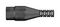 67.9760-21 - 50 ohm BNC Crimp Socket with Black Touch Protected Body, 1A/1000V  - RG58/U Cable
