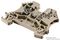 1024700000 - Terminal Block, DIN, 1 In / 2 Out, 26A