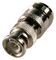 13-43 - BNC Plug to N Type Socket Adaptor, 50 ohm, Nickel Plated Brass Body