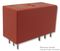 RT424F24 - PCB Power Relay, latching Dual Coil, DPDT, 24VDC, 8A