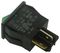 6211691909G - Rocker Switch, SPST, Black / Green