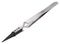 5XCPR.SA - 125mm Precision Tweezers, Very Fine Straight Round Replaceable Tips
