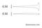 5XCPR.SA - 125mm Precision Tweezers, Very Fine Straight Round Replaceable Tips