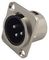 PSG01275 - XLR Chassis Plug, 3 Pole, Nickel