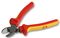 431005 - 7" (180mm) Redline VDE Insulated Side Cutter with Induction Hardened Cutting Edges