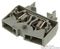 264-701 - 2 Conduct Miniature Through Terminal Block, Cage Clamp, 15mm Rail, 28AWG to 12AWG, 24A
