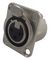 NC3FD-LX - XLR Socket, 3 Pole, Chassis