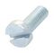 M38 CSSTMCZ100- - M3 x 8mm Steel BZP Cheese Head Slotted Machine Screws, 100 Pack