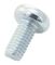 M3 6 PRSTMC Z100 - M3 x 6mm Steel BZP Pan Head Pozidriv Machine Screws, 100 Pack