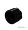 CF-X5-M-T18 - 16mm Knurled Instrument Knob, Splined Shaft, Black