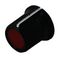 CP-LB16-1-6D - 16mm Instrument Knob, Black with Grey Top, 6mm Round Shaft