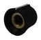 CP-LB16-1-6D - 16mm Instrument Knob, Black with Grey Top, 6mm Round Shaft