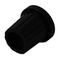 CP-AA19A-D(6.4)/B6 - Knob, 19mm, Black, 6.4 Dia Shaft