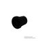 CP-AA19A-D(6.4)/B6 - Knob, 19mm, Black, 6.4 Dia Shaft