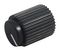 CP-AE14-6-S(6.0)H - 13.8mm Instrument Knob, Black ABS, 6mm Round Shaft