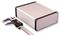 1455Q1601 - Aluminium Enclosure, Metal End Panels, 125x52x160mm