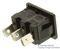 H8610VBAAA - Rocker Switch, SPDT, Black