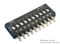 MCDHN-10F-V - DIP Switch, Slide Actuator, 10 Way, Half Pitch, SPST, 24V DC, 25mA, SMD