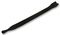 TEXTIE M BLACK - Hook & Loop Cable Ties Black 12.5 x 200mm - 10 Pack