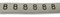 LHS3-1TW/8 - Pre-Printed Heat Shrink Cable Marker, 8, White, 3mm, 100 Pack