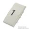 LHS6-2TW/1 - Pre-Printed Heat Shrink Cable Marker, 1, White, 6mm, 100 Pack