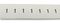 LHS6-2TW/1 - Pre-Printed Heat Shrink Cable Marker, 1, White, 6mm, 100 Pack