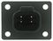 DT044P-CL06 - Recept, Flange Mount, DT Series, Pins, 4 Way