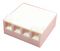 09-50-8041 - 4 Way Crimp Terminal Connector Socket Receptacle House, Friction Ramp, Natural, 3.96mm Pitch