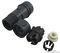 PXP6011/02S/ST/0507 - 2 Pole Inline Circular Flex Cable Socket, Screw Termination