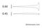 5CFR.SA - 130mm Precision Tweezers, Very Fine Straight Pointed Replaceable Tips
